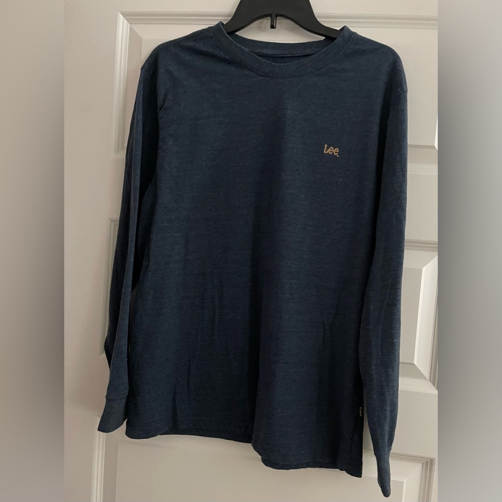 Lee Men's Blue Long Sleeve Shirt